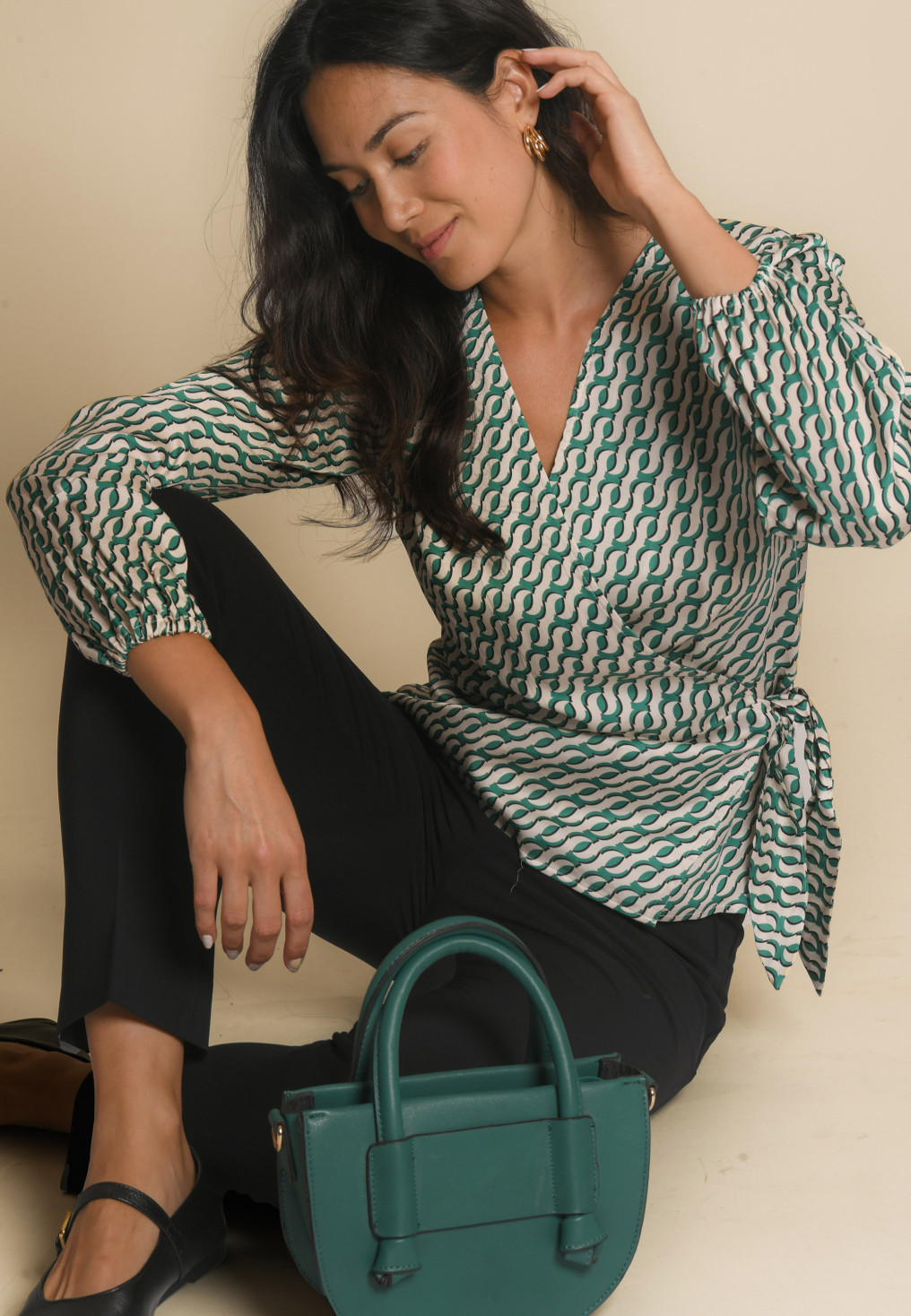 CHEMISE - JEMMA - GREEN
